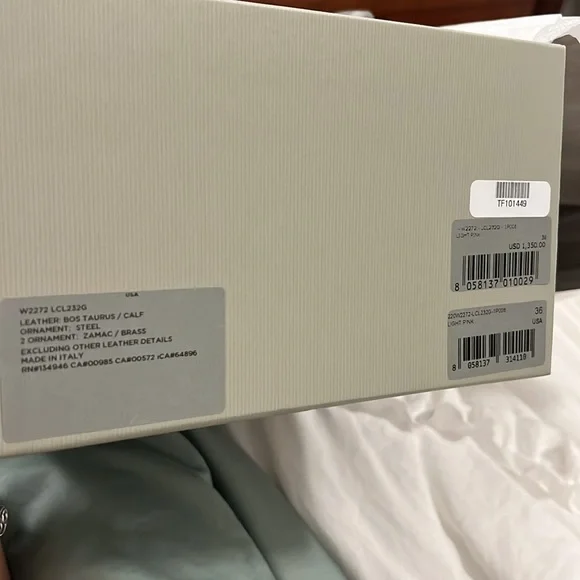 TOM FORD Printed Lizard Padlock Pointy Naked Sandal 105 - Picture 6 of 6